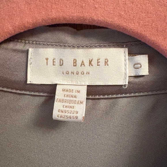 Ted Baker Light Olive Belted Dress with Pockets – New Without Tags - Picture 8 of 11